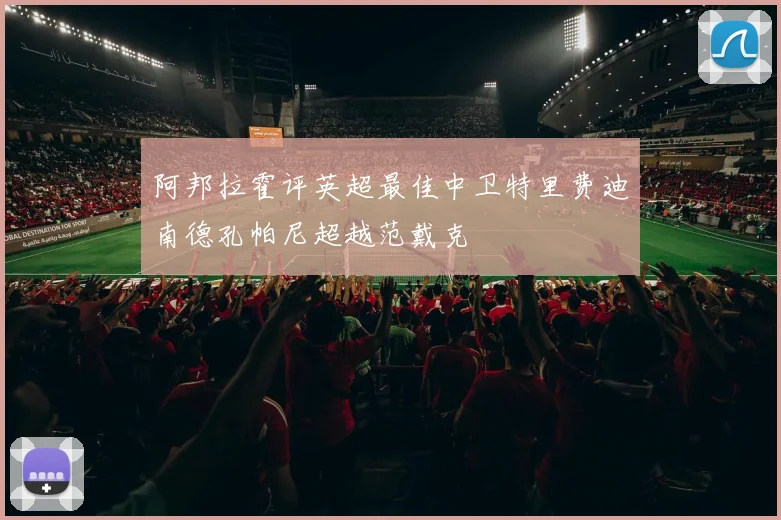阿邦拉霍评英超最佳中卫特里费迪南德孔帕尼超越范戴克